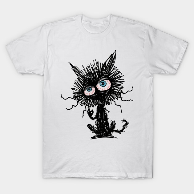 Fabulous Feline Vibes: Embrace the 'I'm Fine' Cat in Hilarious Style T-Shirt by Holymayo Tee